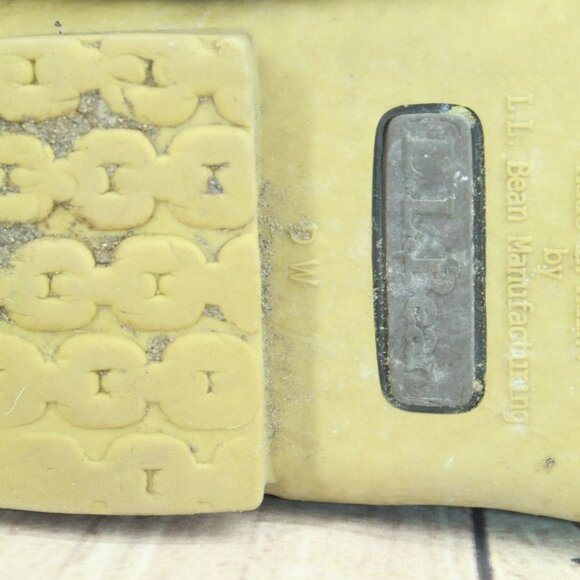 LL Bean Brown Leather 8" Insulated Gore-Tex Ankle Duck Boots Size 7 Wide - Picture 12 of 13